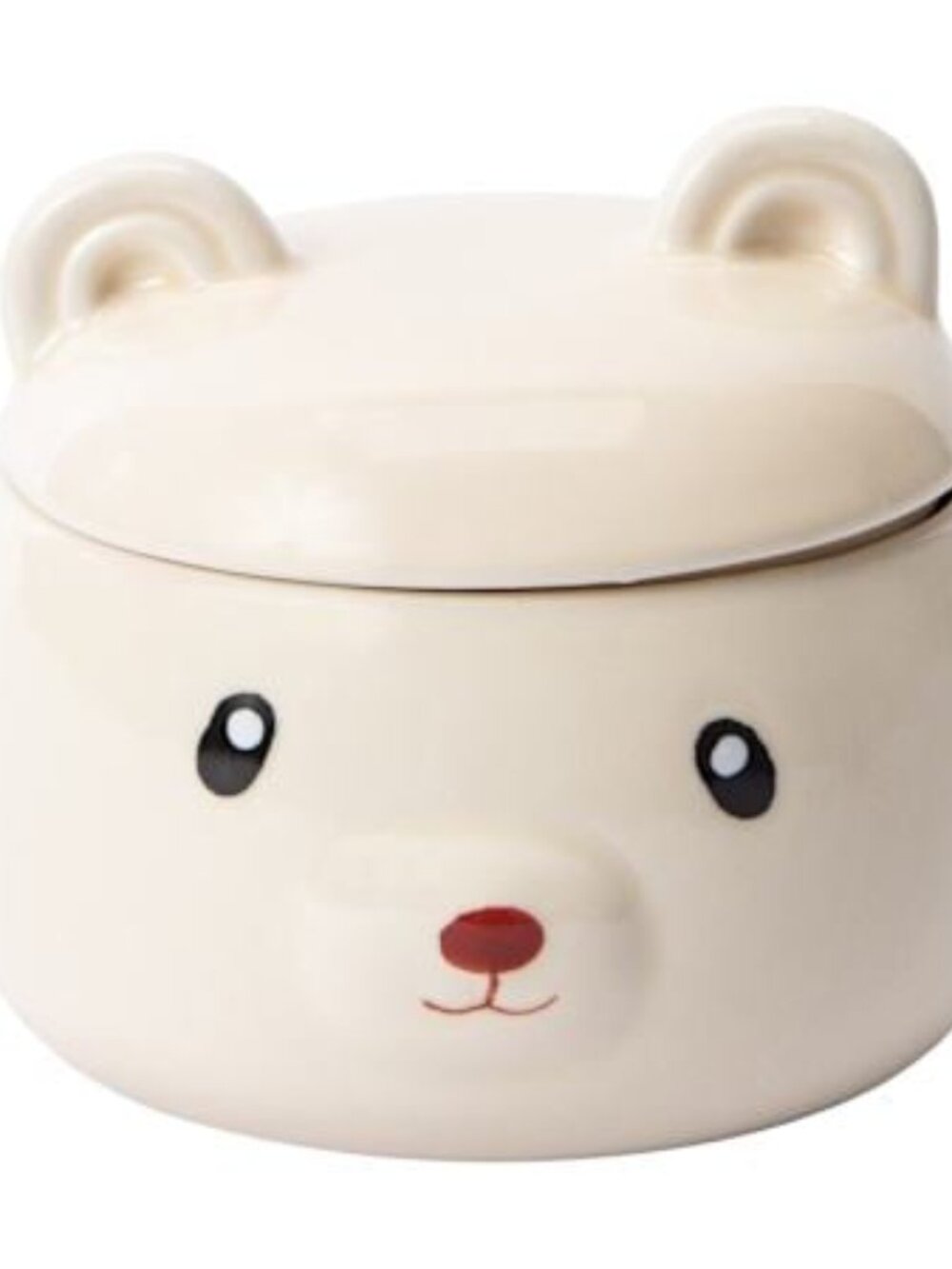 NWT Bear Trinket Jar Cute Animal Jewelry Keepsake Storage Decor